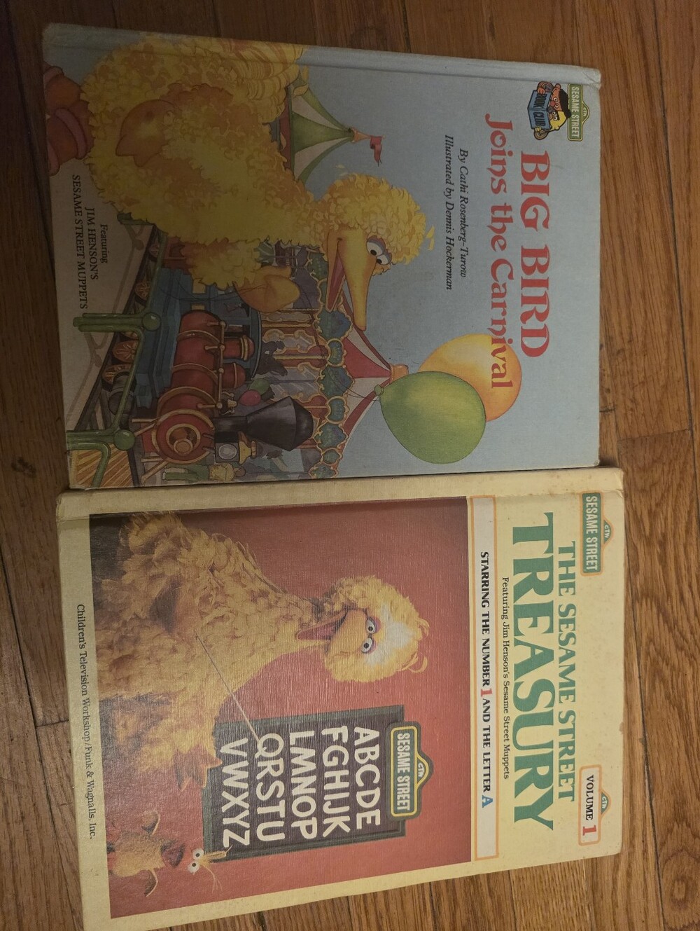 Sesame Street Treasury Complete Set Volumes 1 + Big Bird Joins Circus Book Lot